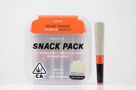 SNACK PACK THCA INFUSED MINIS 5PK JOINTS / SOUR TANGIE - SATIVA